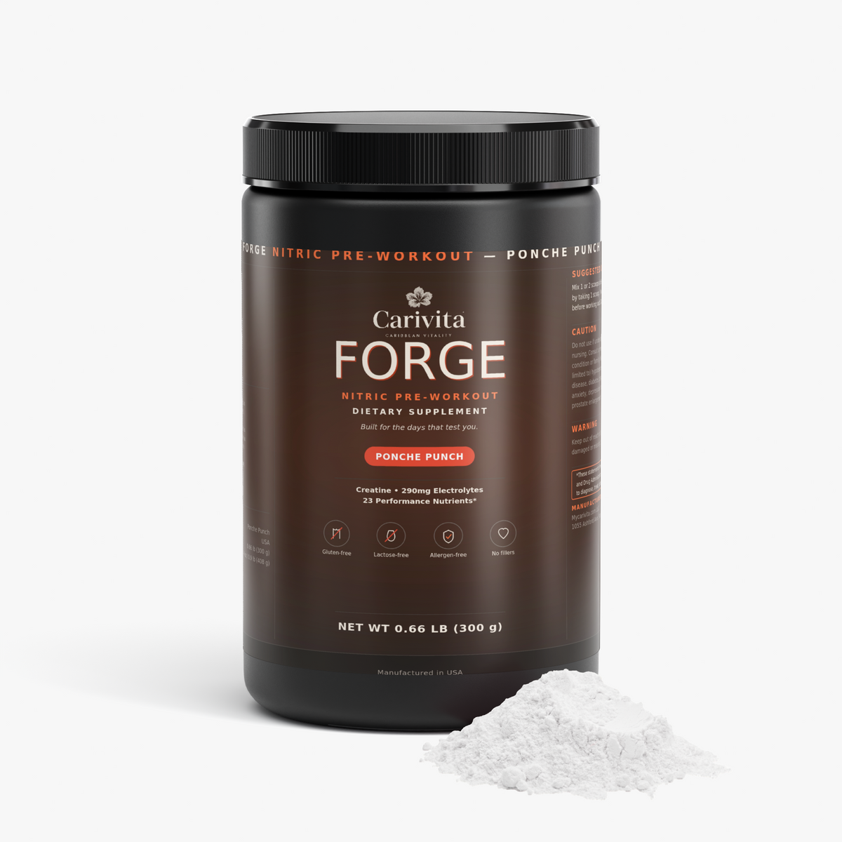 Bundle of 2 - FORGE Nitric Pre-Workout (Fruit Punch)