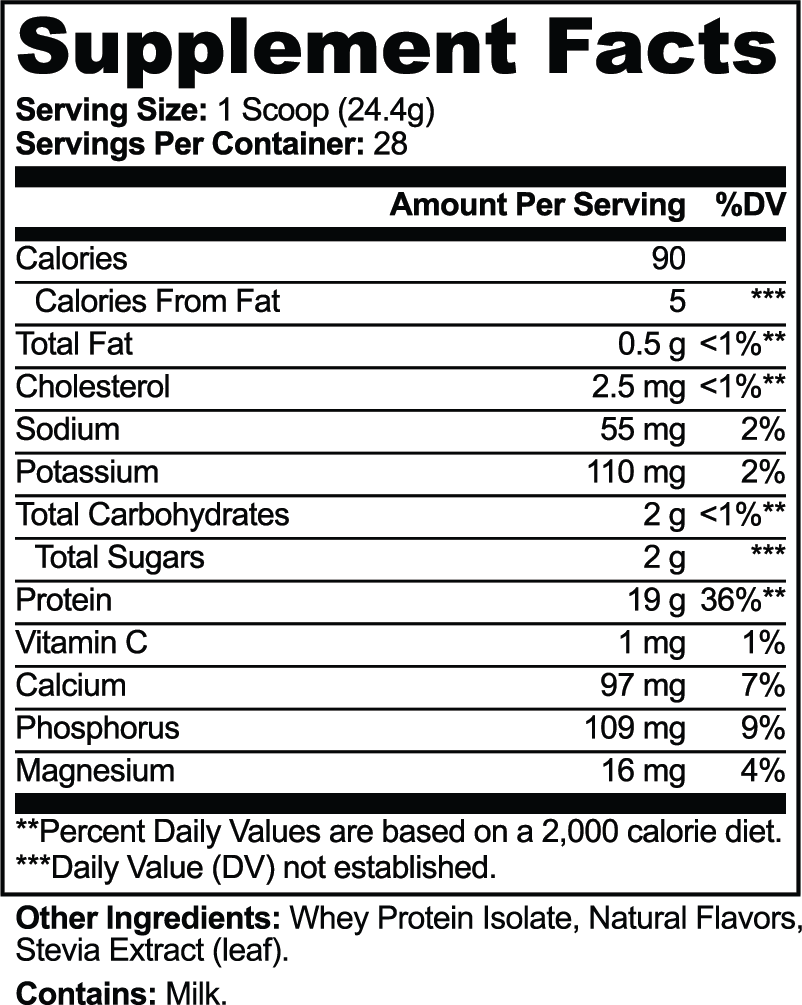 FORGE PUR 100% Whey Protein Isolate (Vanilla)