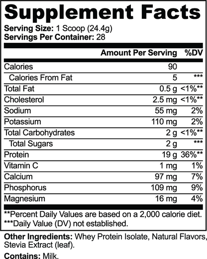 FORGE PUR 100% Whey Protein Isolate (Vanilla)